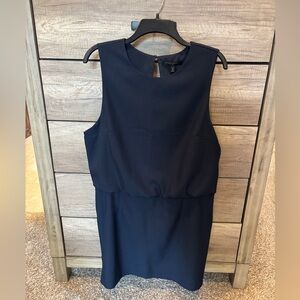NWT Banana Republic Factory Navy Blouson Dress